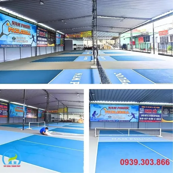 THI CÔNG SÂN PICKLEBALL 