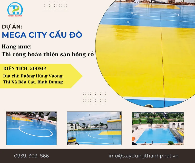 Thi công sân thể thao là kỹ thuật xây dựng và hoàn thiện bề mặt sân vận động chuyên dụng