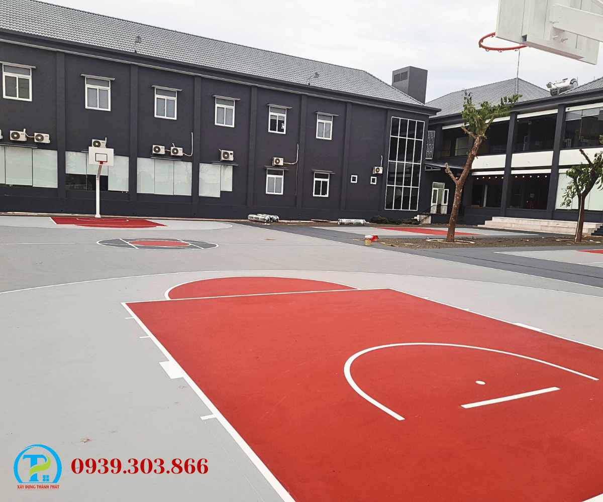 THI CÔNG SÂN BÓNG RỔ 