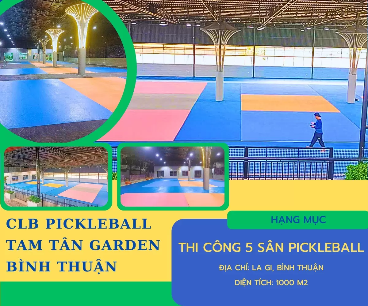 Dịch Vụ Thi Công Sân Pickleball Chuyên Nghiệp Tại Thành Phát