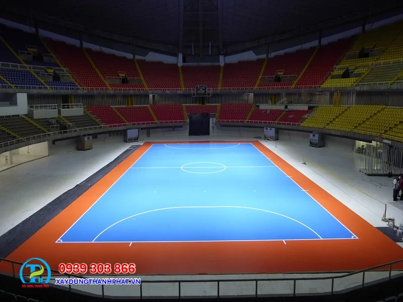 MỤC ĐÍCH THI CÔNG SƠN NHÀ THI ĐẤU ĐA NĂNG