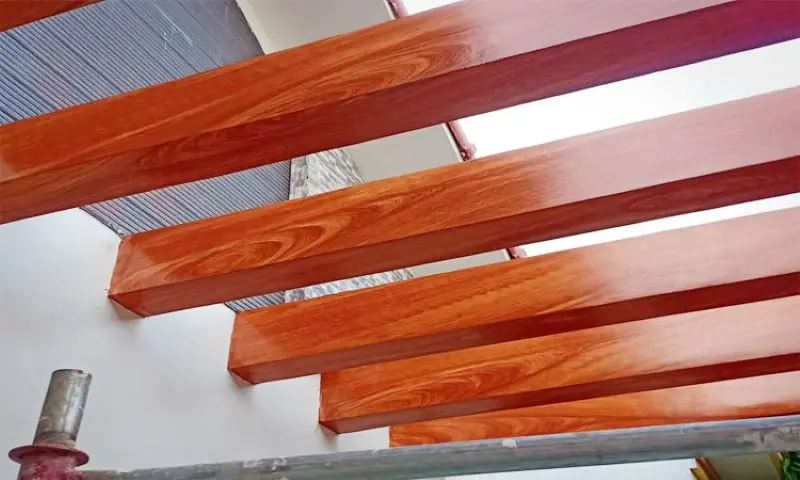 quy tr&igrave;nh sơn giả gỗ