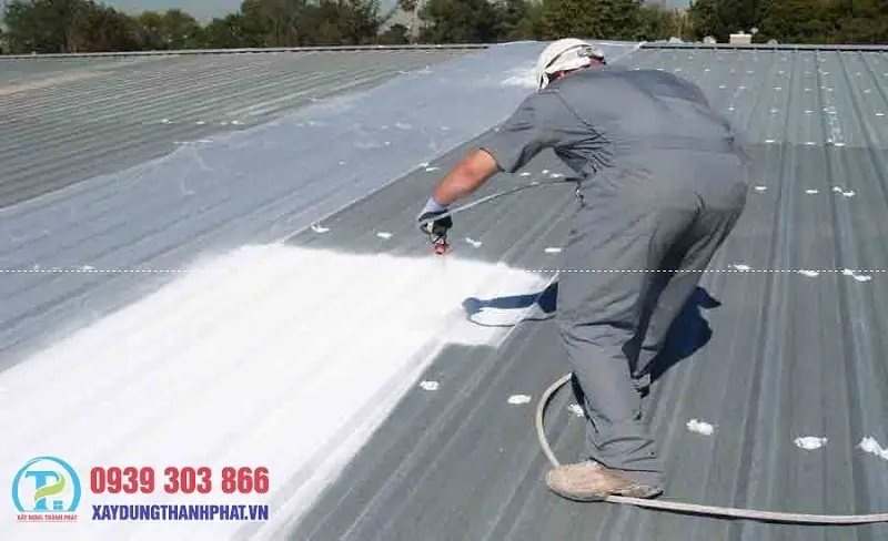 thi c&ocirc;ng sơn chống n&oacute;ng