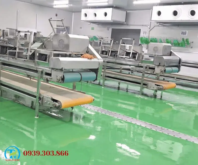 thi c&ocirc;ng sơn PU tự san phẳng