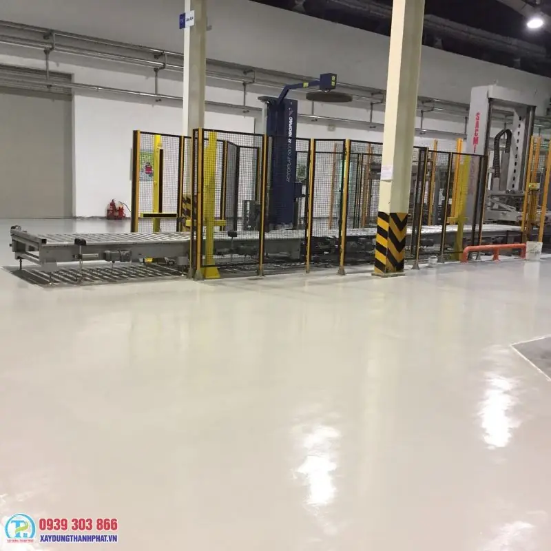 thi c&ocirc;ng sơn s&agrave;n epoxy