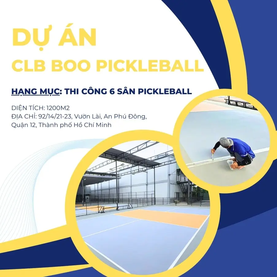 DỰ ÁN CLB BOO PICKLEBALL
