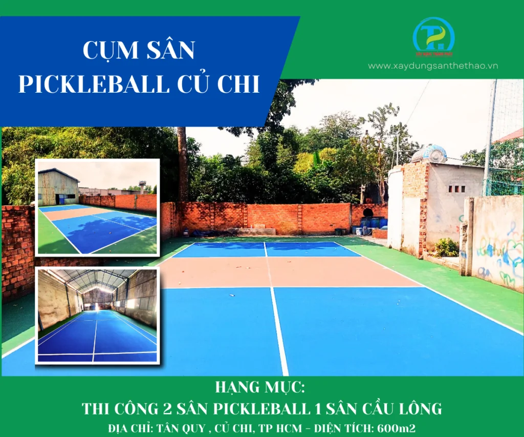 CỤM SÂN PICKLEBALL CỦ CHI