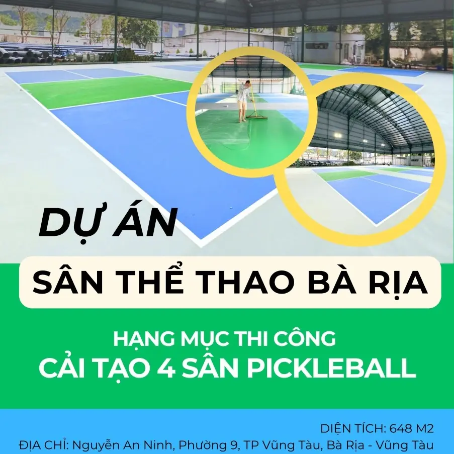 DỰ ÁN SÂN THỂ THAO BÀ RỊA