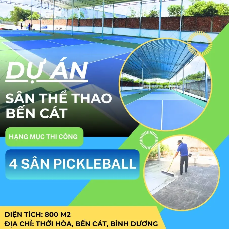 DỰ ÁN SÂN THỂ THAO BẾN CÁT