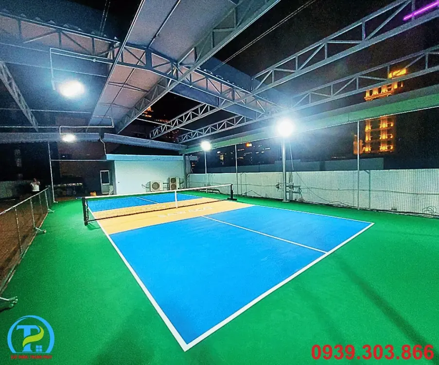 Đo độ rọi Đ&egrave;n s&acirc;n Pickleball chống l&oacute;a