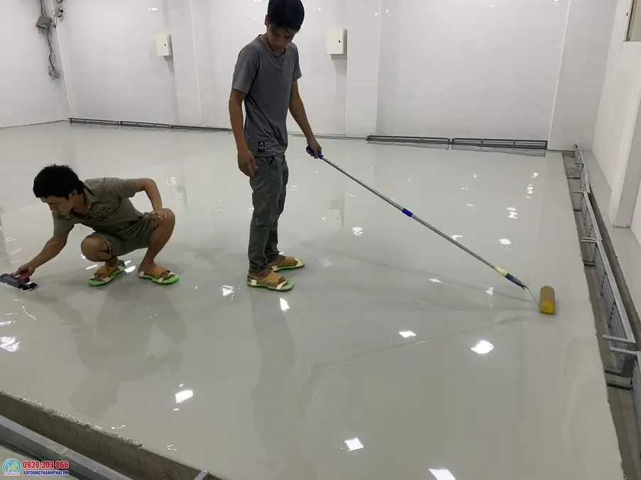 Thi c&ocirc;ng sơn epoxy tại Long An chất lượng