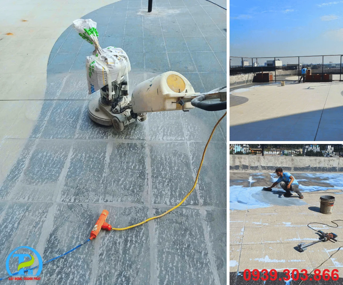 Gia cố nền s&acirc;n Pickleball Quận 7