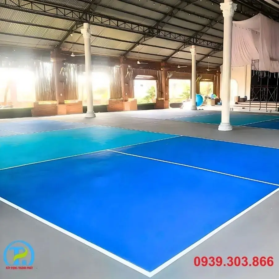 THI CÔNG SÂN PICKLEBALL KCN NHƠN TRẠCH: BÀN GIAO TRONG 10 NGÀY