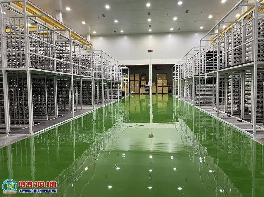 SƠN EPOXY KCN GIANG ĐIỀN: ĐỘI NGŨ GIỎI & MÁY HIỆN ĐẠI