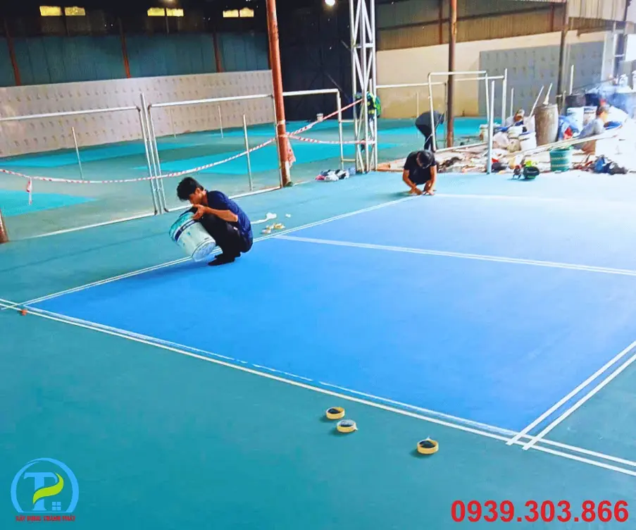 THI CÔNG SÂN PICKLEBALL TẠI LONG AN: KỸ THUẬT GIA CỐ NỀN YẾU
