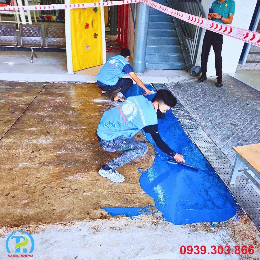 KỸ THUẬT THI CÔNG SÂN PICKLEBALL TẠI PHAN THIẾT CHỐNG ĂN MÒN