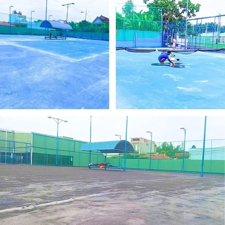 Quy tr&igrave;nh thi c&ocirc;ng s&acirc;n Pickleball.