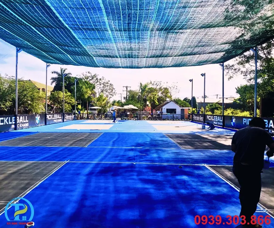 Thi c&ocirc;ng s&acirc;n Pickleball tại Đồng Nai