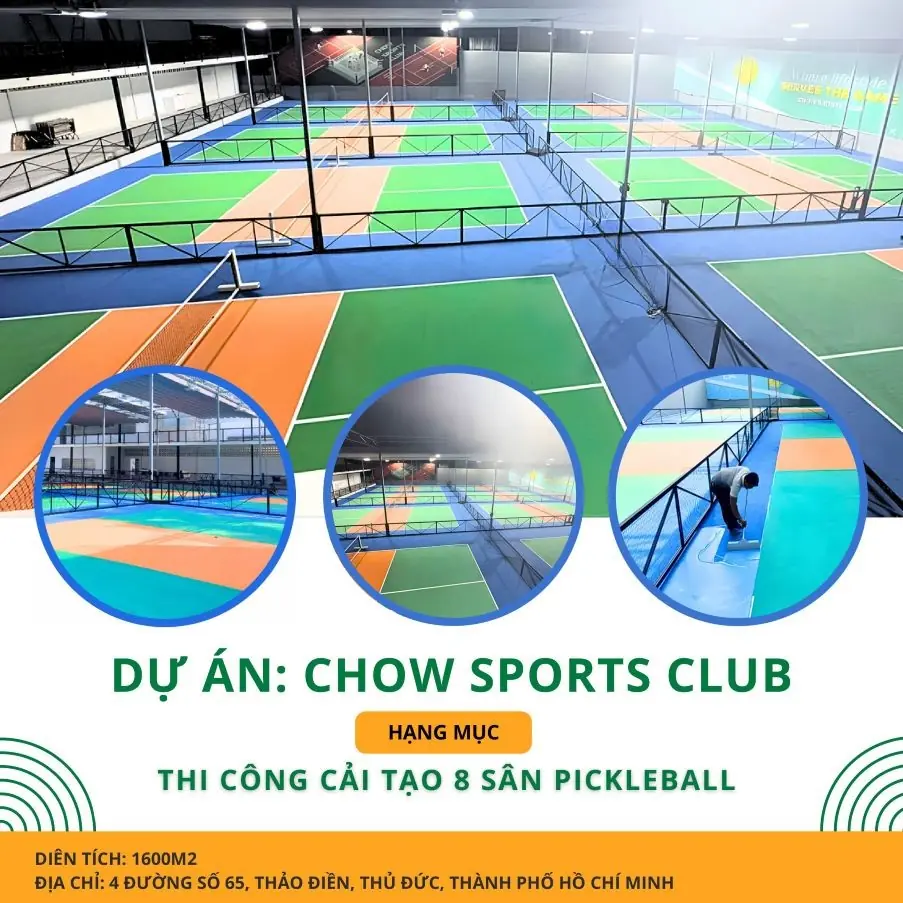 THI CÔNG SÂN PICKLEBALL TẠI THỦ ĐỨC: MÔ HÌNH KINH DOANH TỐI ƯU