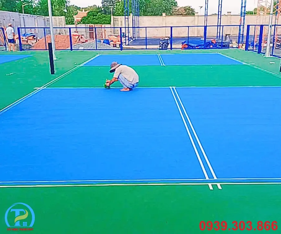 thi c&ocirc;ng s&acirc;n Pickleball tại Vũng T&agrave;u