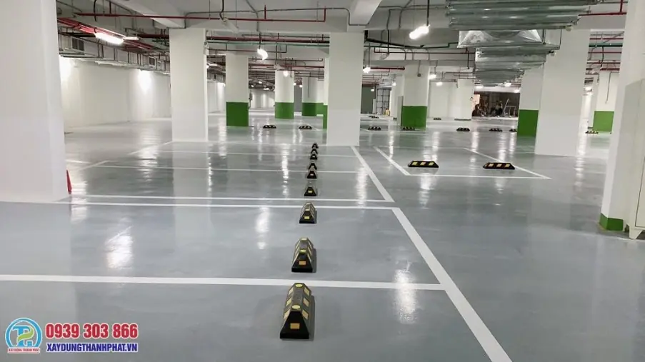 THI CÔNG SƠN EPOXY HCM: TẦNG HẦM & SHOWROOM CAO CẤP